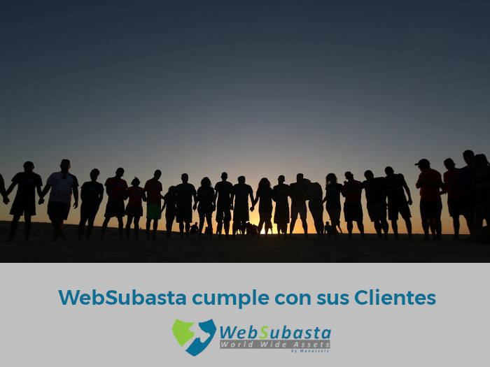 WebSubasta cumple con sus clientes