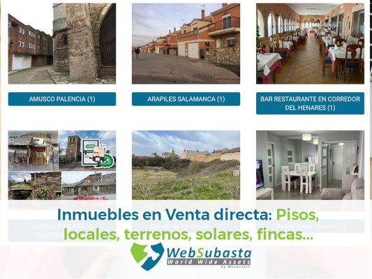 Inmuebles en venta directa: amplia oferta